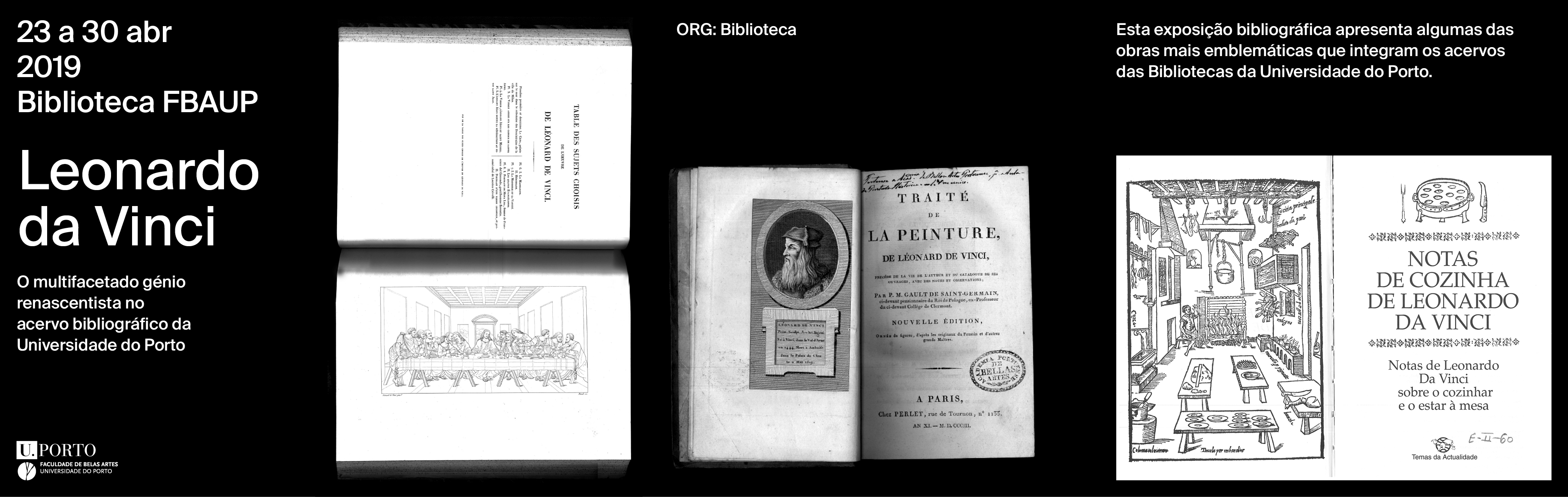 Leonardo da Vinci: o multifacetado génio renascentista no acervo bibliográfico da Universidade do Porto